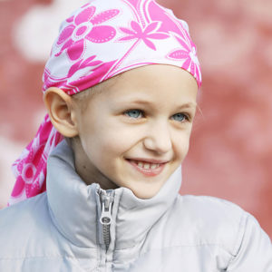 young girl fighting cancer