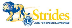 Strides Lions for Diabetes Awareness logo