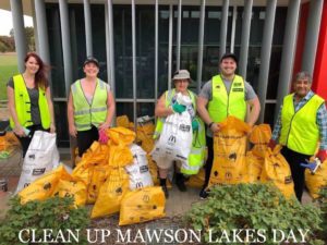 clean up Mawson Lakes