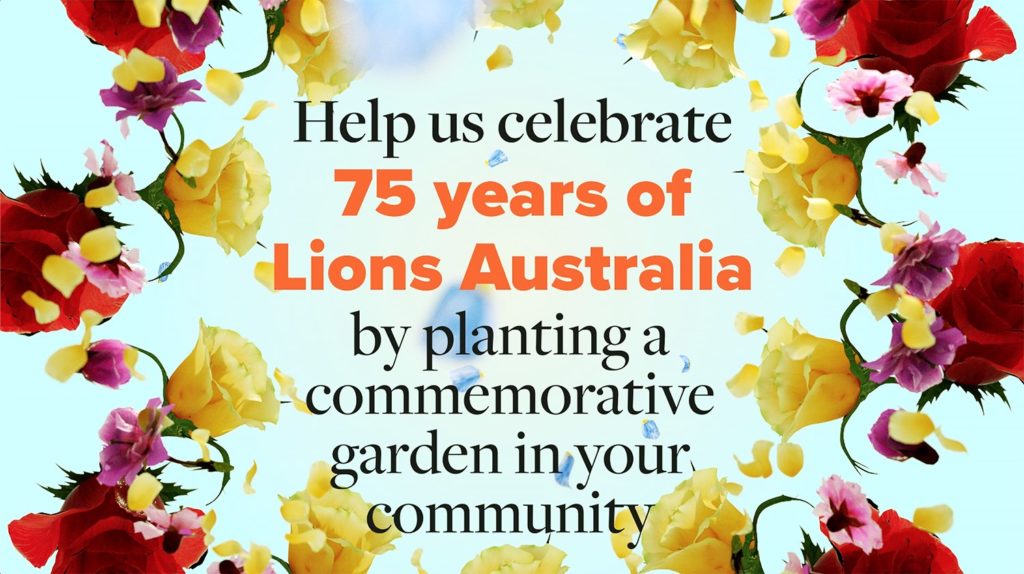 75 years garden promo