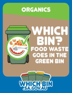 organics which bin food waste
