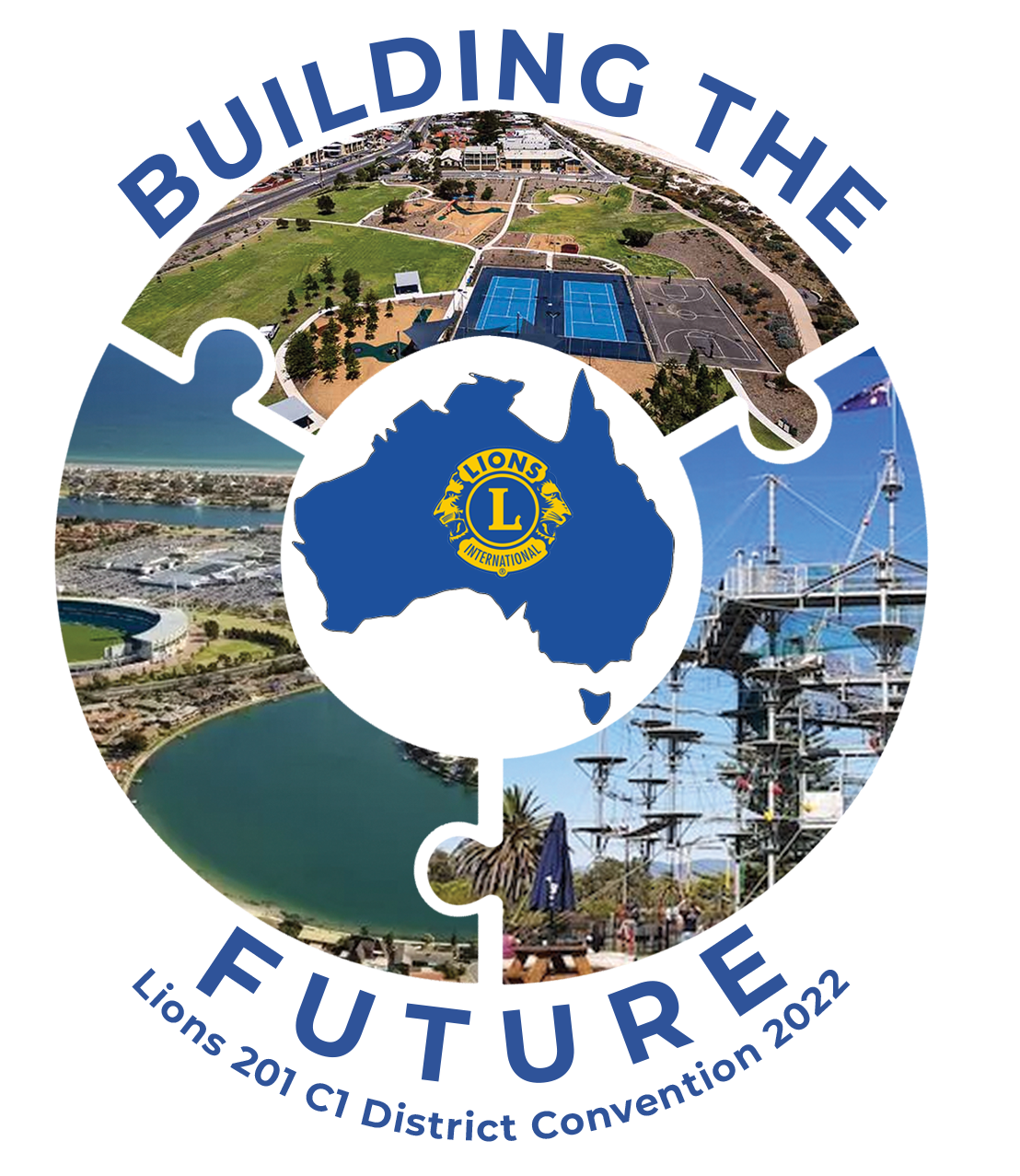 Building the Future logo for conventions