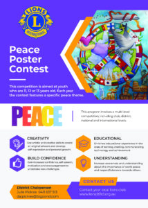 peace poster Flyer 2022