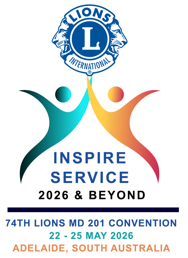 Lions MD 201 Convention 2026 Logo